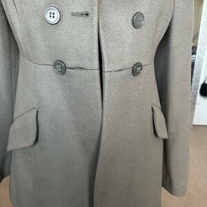 Armani Women's Gray Pea Coat